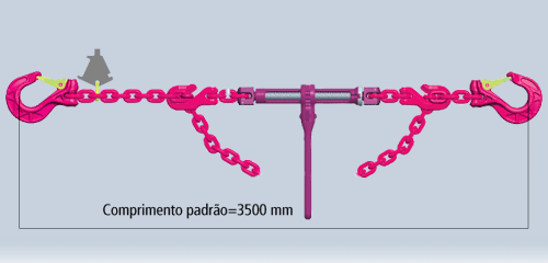Linga para Amarrao de Carga VIP Grau 10