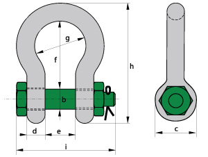 Produto Manilha G-4163 Detalhes