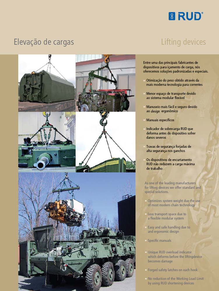 Tecnologia Militar - Elevao de cargas